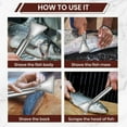 thumbnail image 4 of Multipurpose Fish Descaler For Salmon Trout Bass Serrated Prevents Skin Damage Efficient Kitchen Accessory, 4 of 9