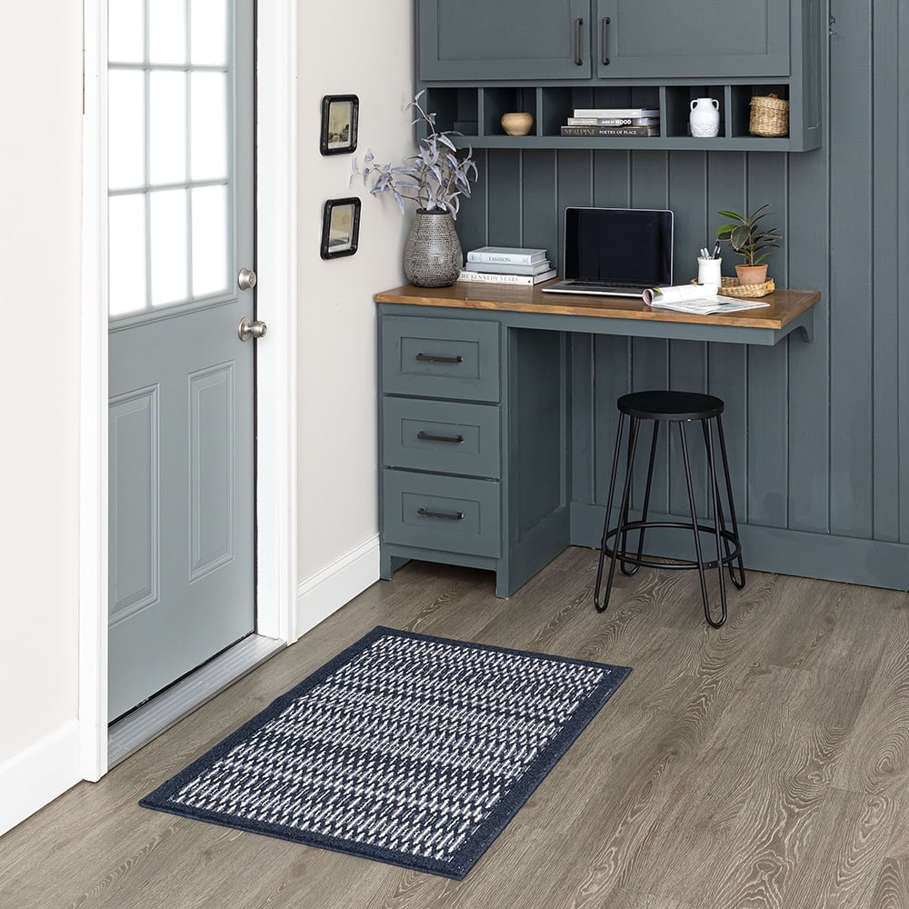 Mohawk Home Silvestre Border Indoor Area Rug, Dark Blue, 30" x 45"
