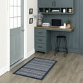 thumbnail image 5 of (2 pack) Mohawk Home Silvestre Border Indoor Area Rug, Dark Blue, 30" x 45", 5 of 10