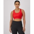 thumbnail image 6 of Hanes Moves Women's Crop Sports Bra, Racerback Holly Berry Red 2XL, 6 of 10