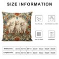 thumbnail image 5 of Nawypu Cute Animal Cat Throw Pillow Cover Patio Furniture Knitted Design Kitten Family Decorative Cushion Cases Home Décor for Couch Bed Sofa, 5 of 5