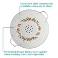 thumbnail image 3 of The Pioneer Woman Brilliant Blooms Enamel on Steel 5-Quart Colander, 3 of 7