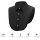 thumbnail image 5 of Blusa de cuello falso con cuello desmontable para mujer, media camisa, cuello falso (blanco, negro) MFZFUKR 222489-3, 5 of 8