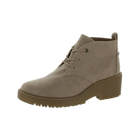

White Mountain Womens Daniella Faux Suede Platform Chukka Boots