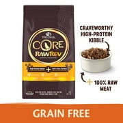 Angle View: Wellness CORE RawRev Grain Free Natural Dry Puppy Food, Puppy Deboned Chicken & Turkey with Freeze Dried Turkey Recipe , 4-Pound Bag