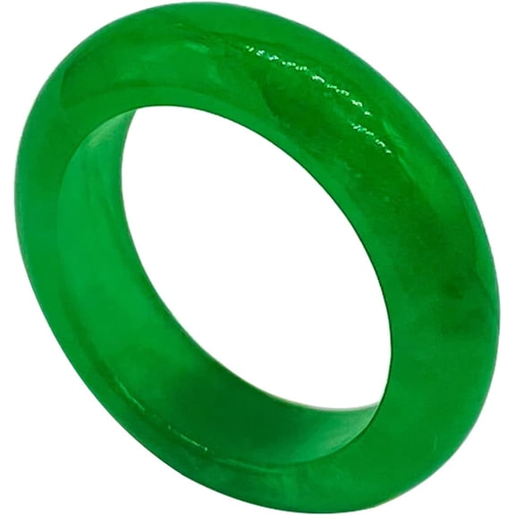 Jade Rings for Women Good Luck Jade Rings Green Jewelry Size6-10