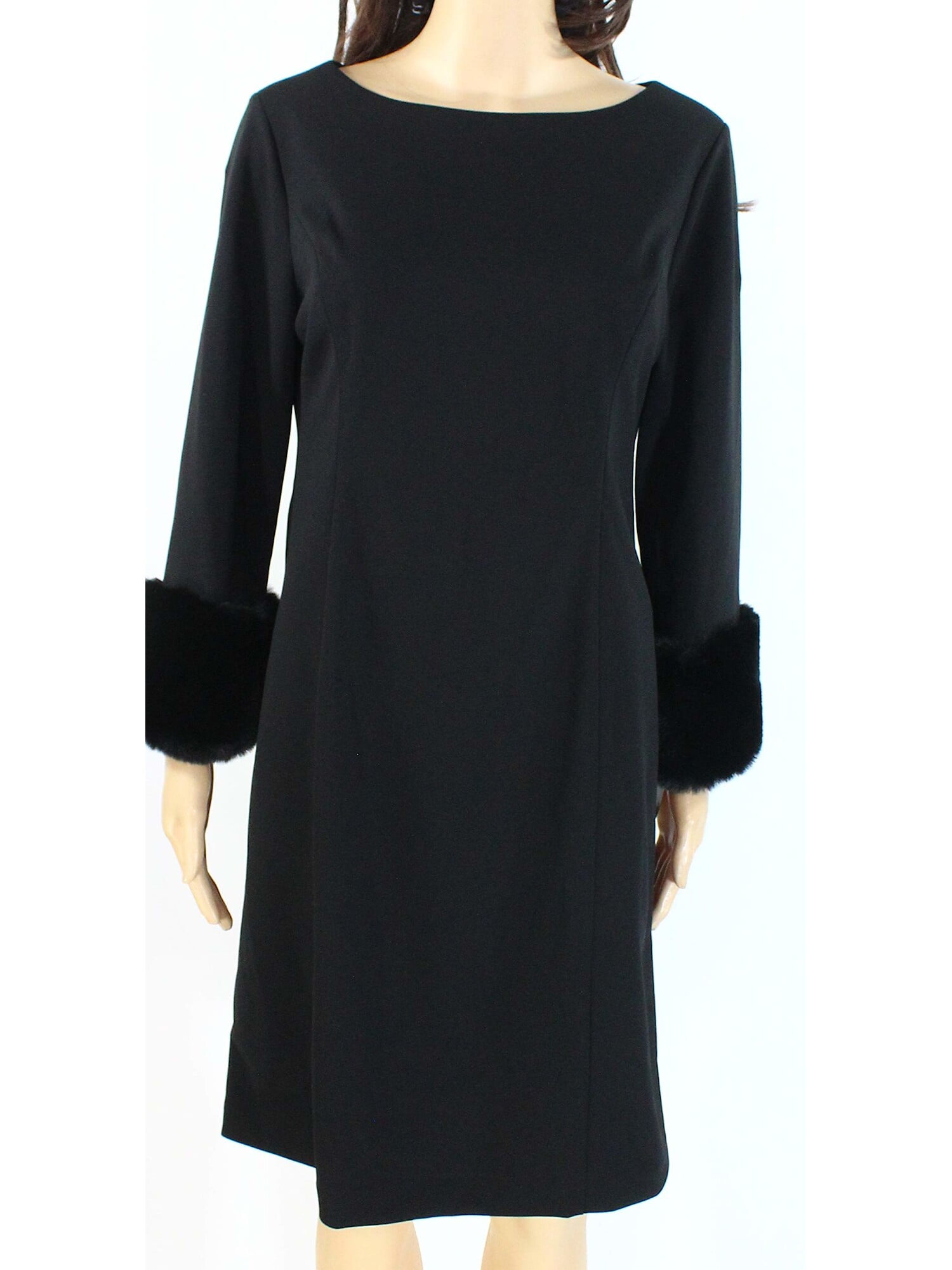 black shift evening dress