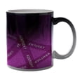 thumbnail image 1 of KuzmarK Black Heat Morph Color Changing Coffee Cup Mug 11 Ounce - Kentucky Pink Pride, 1 of 2