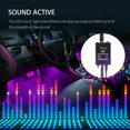 thumbnail image 6 of Multicolor Car Interior LED Light Strip RGB Under Dash Atmosphere Light with Remote Controller, 6 of 8