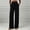 Black, variant on Women's Pants with Pockets Wide Leg Drawstring Elastic Waist Wide Leg Pants Casual Corduroy Loose Trousers with Large Patch Pockets