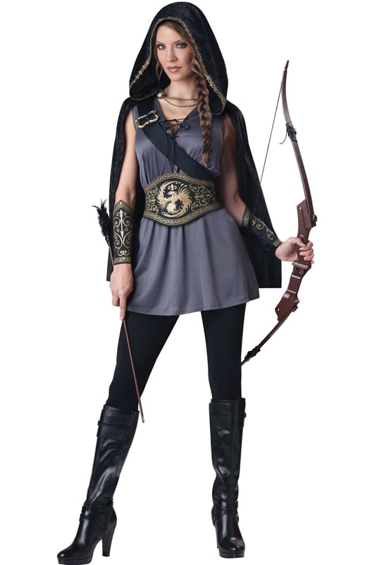 Halloween Party Filles À Capuche Huntress costume cosplay complet tenue 3-12 ans 
