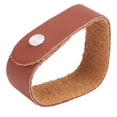 thumbnail image 4 of Guitar Neck Strap Button, Microfiber Leather Rounded Corners Acoustic Guitar Strap Button Guitar Neck Tie Hook  For Bass For Acoustic Red,Green,Black,Brown, 4 of 8