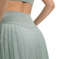 thumbnail image 6 of YITTY Active Women's Pleated Tennis Skirt with Built-in Short, Athleisure, 4-Way-Stretch, Sage Grey, XS, 6 of 7