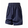 thumbnail image 5 of Xzbqbs Men's Polyester Cargo Shorts Drawstring Breathable Outdoor Summer Bottoms Solid Color Lightweight Athletic Utility Trousers with Pockets, 5 of 6