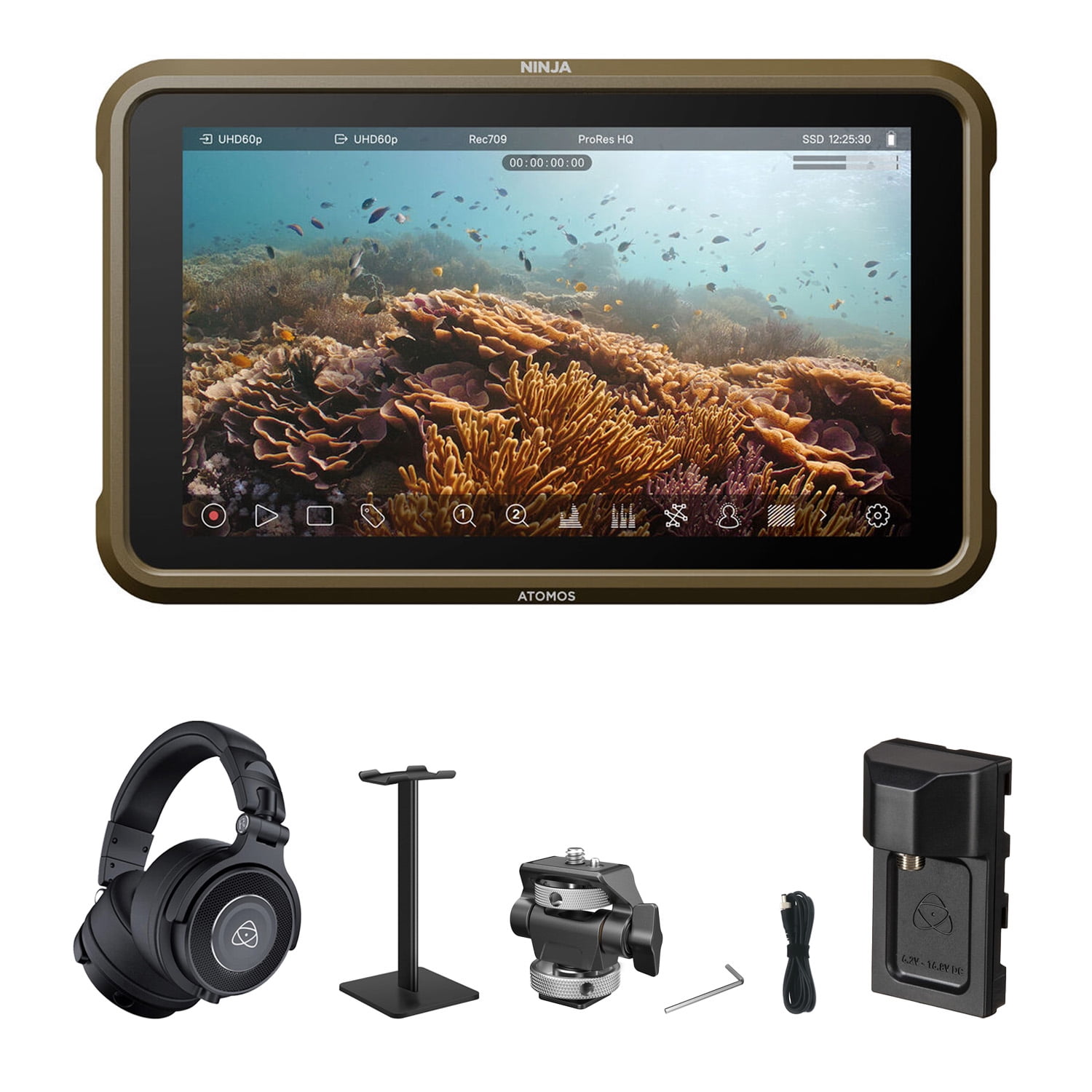 Atomos Shinobi 5-Inch HDMI 4K Monitor with Accessory Bundle