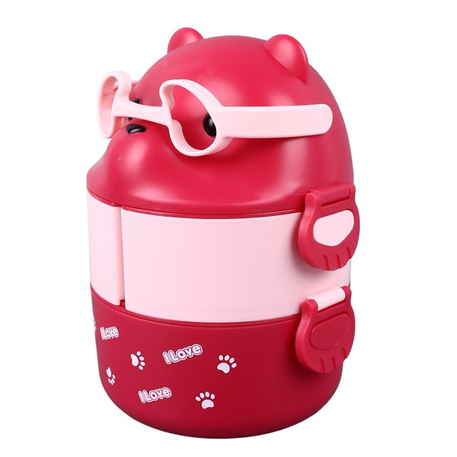 Bento Lunch Container, Bento Lunch Box Premium Bento Box Adult Lunch Box Large Size Bento Lunch Box Adult Bento Box for Hot Food Such Soup Fried Rice