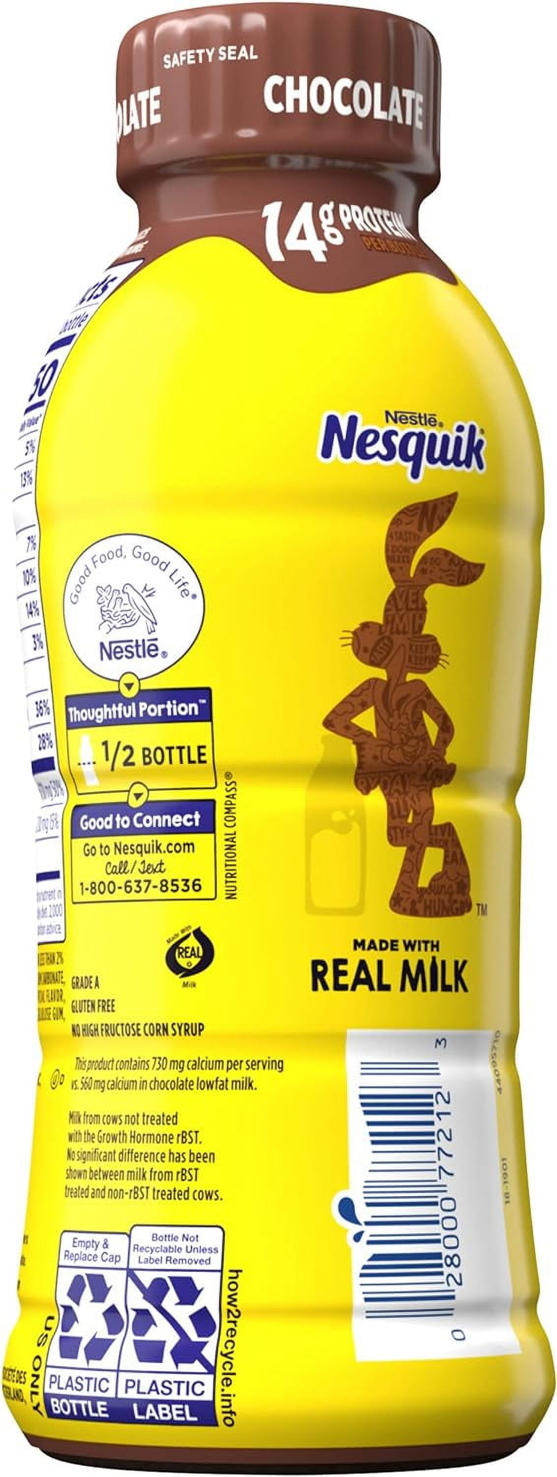 (Price/Case)Nestle 00028000948733U Nesquik Chocolate 1% 12-14 Fluid Ounce
