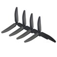 thumbnail image 1 of Lot de 4 Pièces de Rechange CW/CCW 3 Feuilles pour X4 H502S H502E RC Noir, 1 of 7