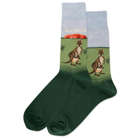 Hot Sox Mens Australia Crew Socks