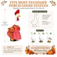 thumbnail image 3 of KuKeDi Porch Goose Outfit, 23 inch Thanksgiving Turkey Clothes, Fall Garden Goose Decor, 3 of 8
