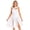 White, variant on Yartina Womens Lyrical Ballet Dance Dress Camisole Leotard with Tulle Skirt Ballroom Navy Blue XS
