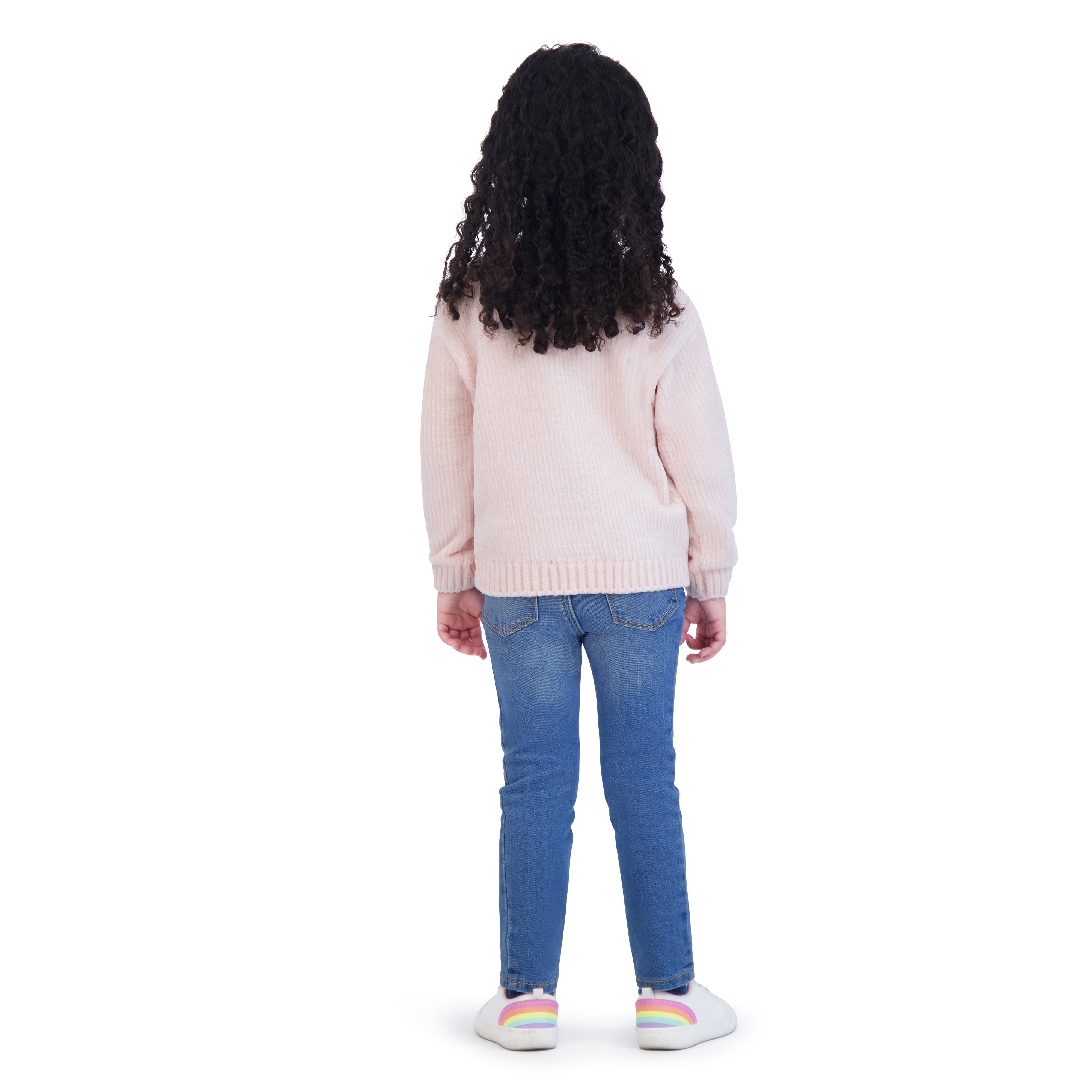 Marie Aristocats Toddler Girls Chenille Sweater, Sizes 12 Months-5T