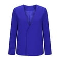 thumbnail image 4 of Mgmyaa Women's Blazer Top Coat Fashion Solid Color Long-Sleeve V-Neck Casual Garment, 4 of 6