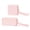 pink, variant on 2 Pieces Pink Silicone Makeup Bag with Zipper, Waterproof Silicone Toiletry Bag Skincare with Handle, Cosmetic Organizer Case for Travel Bathroom Vanity Coin Wallet Keys Women