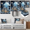 thumbnail image 4 of Designart "Starry Night Dreams Child Nursery III" People Canvas Wall Art - Farmhouse Blue Nursery Living Room Canvas Art, 4 of 6