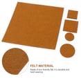 thumbnail image 3 of OULII Brown Felt Furniture Antiskid Stickers for Easy Use and NonSlip Protection 130 Pcs, 3 of 8