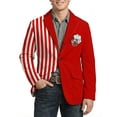 thumbnail image 1 of Abrigo Largo para Hombre Corduroy Impresión Bolsillo Botón Festa Ceremonial Vestido Abrigo para Hombres, 1 of 4