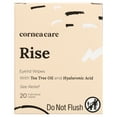 thumbnail image 2 of CorneaCare Rise, Cleansing & Moisturizing Eyelid Wipes with Hyaluronic Acid for Dry Eye Relief - 20ct, 2 of 10