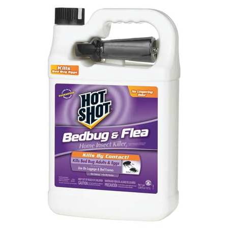 HOT SHOT HG-96190 Bed Bug Killer, 128 fl. oz., Liquid Spray
