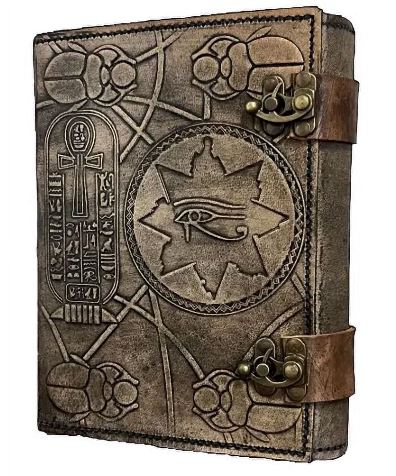 The Book of Hamunaptra Leather Journal  Book of  Dead  Evil Necronomicon Book of Shadows Journals Spell Books 8x6 in 200 Pages