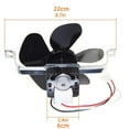 thumbnail image 2 of ARCADORA Range Hood Motor Assembly for Broan Kenmore NuTone 97012248 2 Speed Fan Blade Bracket High Efficiency Ventilation, 2 of 2