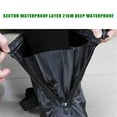 thumbnail image 6 of Thickened Waterproof Shoe Covers with Zipper Rain Shoe Covers Slip Resistance Galoshes Rain Boots Over Shoes, 6 of 8