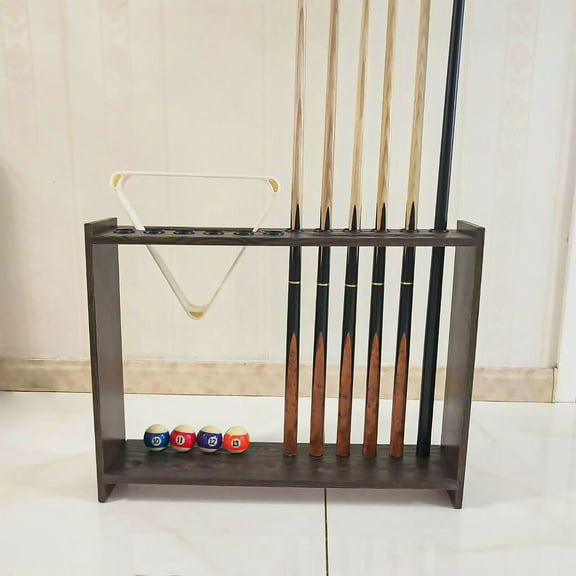 Billiards Cue Rack, Billiard Stick Rack Stand Floor Stand Wood Pool Stick Holder