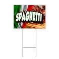 thumbnail image 1 of Spaghetti (18" x 24") Yard Sign, Includes Metal Step Stake, 1 of 6