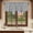 White Gray, variant on White Teal Spring Floral Valances for Windows, Decorative Rod Pocket Window Valance Curtains, Summer Flowers Botanical Short Curtain Drapes for Kitchen/Bathroom/Living Room, 2 Panels, 60" W x 18" L