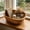 š» Brown#360, variant on Plastic Basket, Wicker Storage Tray Imitation Rattan Bread Fruit Snack Organizer for Kitchen Restaurant Outdoor Picnic, 11.02 x 8.27 x 3.15 in