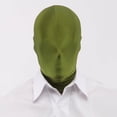 thumbnail image 2 of Wxolcjlv Adult Green Full Face Stretch Hood Breathable Elastic Head Cover Skin‑Fitting Headwear Mask, 2 of 4