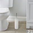 thumbnail image 4 of Bath Bliss Toilet Brush with Holder Set in White, 4 of 5