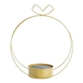 thumbnail image 2 of Cesta de flores decorativa de metal con soporte, elegante decoración festiva DIY, regalo ideal, centro de mesa, estante de flores para comedor, hotel Manzana con espuma, 2 of 8