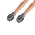 thumbnail image 4 of FLhrweasw 4 Piezas Silicona Drum Stick Practice Tip Head Drumstick Mute Damper (gris), 4 of 9