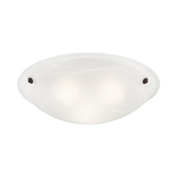 3 Light Flush Mount in Contemporary Style 20 inches Wide By 8 inches High Bailey Street Home 218-Bel-1653694