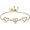 Gold white, variant on Birthstone Urn Bracelet for Ashes Heart Cremation Jewelry for Ash for Women Forever Love Cremation Bracelets Birthstone Memorial Urn Link Bracelet for Loved Ones