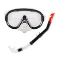 thumbnail image 3 of Set de snorkel Gafas de natación Máscara de buceo Gafas de natación para adultos Hombres Mujeres Snorkel Negro Claro, 3 of 8