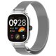 thumbnail image 4 of For Xiaomi Redmi Watch 4 Stainless Steel Milanese Watch Strap with Metal Case - Silver, 4 of 5
