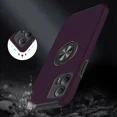 thumbnail image 2 of For Motorola Moto G Power 5G 2024 XT2415V Chief Kickstand Cover Cell Phone Case + Tempered Glass - CHF Purple, 2 of 5