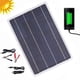 thumbnail image 3 of Cargador de Batería Solar, Buena Protección de 3 Etapas de Carga MPPT Cargador de Panel de Carga Solar Cargador de Automóvil Con indicador LED para Batería de 12 V CC, 3 of 7